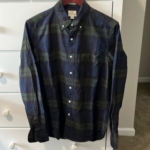Men’s J Crew Slim Plaid Button Down Shirt…size small